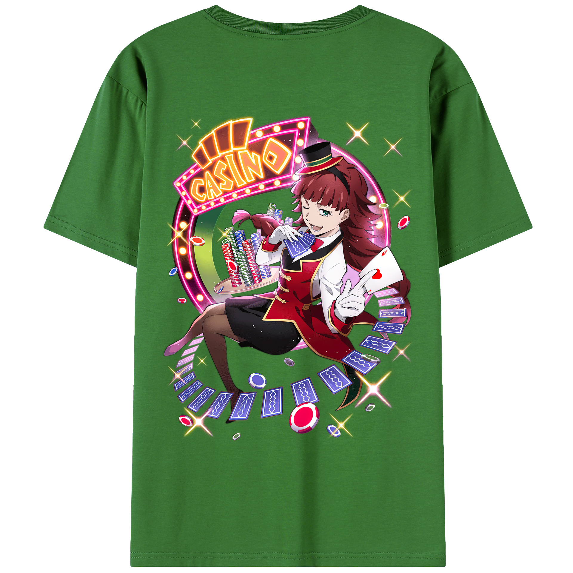 （画像用） 文豪ストレイドッグス Bungo Stray Dogs レディース半袖Tシャツ(バックプリント)